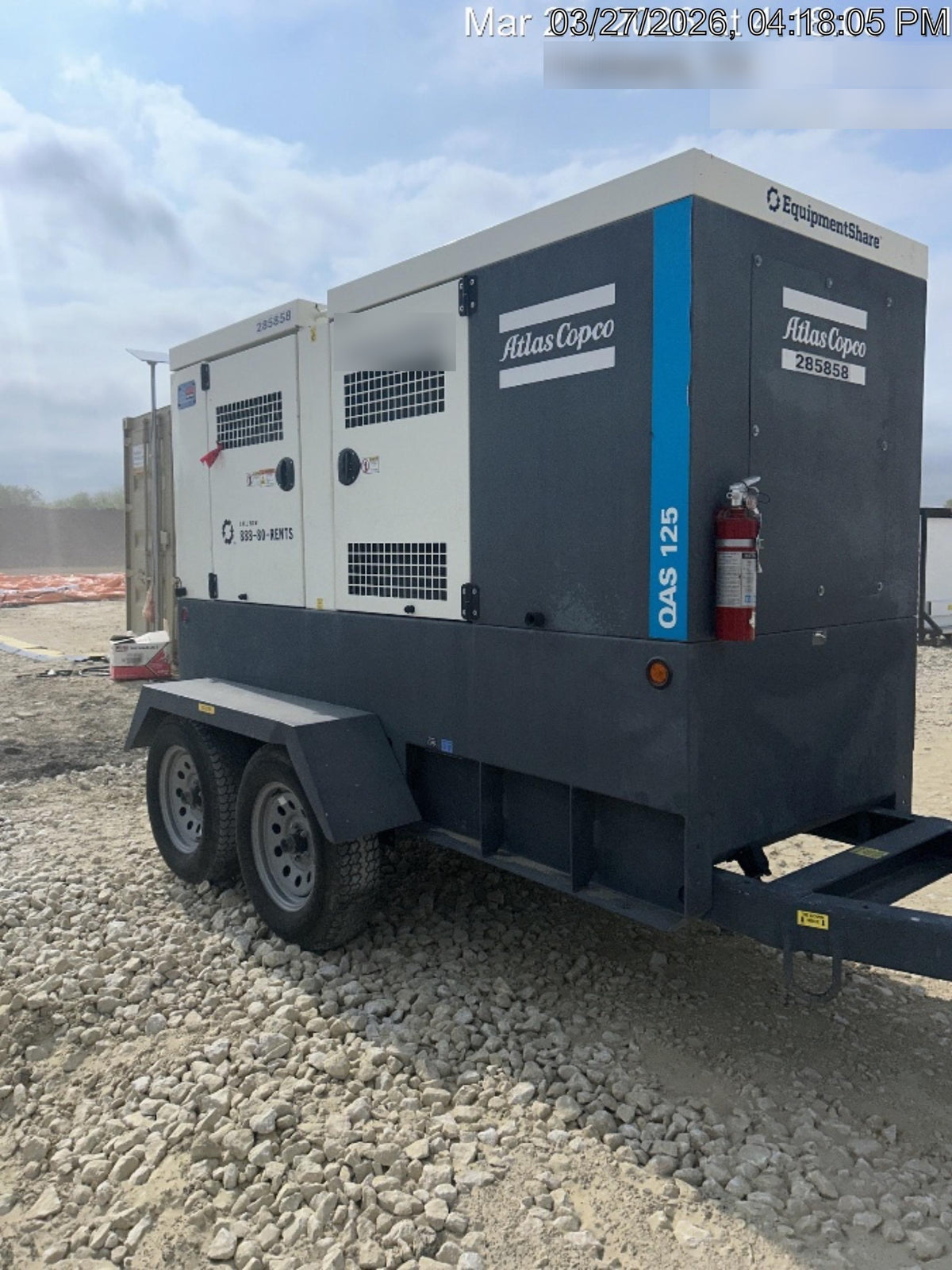 2022 ATLAS COPCO QAS 125