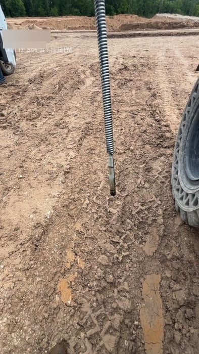 2019 JCB 510-56 74 HP w/Open ROPS, Beacon, Aux Hydraulics, Worklights, Solid Tires w/60" Carriage/Forks