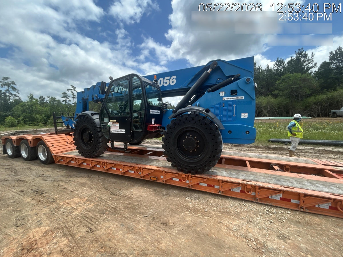 2019 Genie GTH-1056 Genie GTH-1056 w/CAB, Solid Tires, Work Lights, 60" carriage/forks, cab mesh, beacon