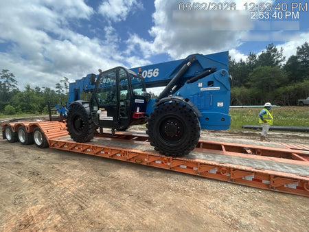 2019 Genie GTH-1056 Genie GTH-1056 w/CAB, Solid Tires, Work Lights, 60" carriage/forks, cab mesh, beacon