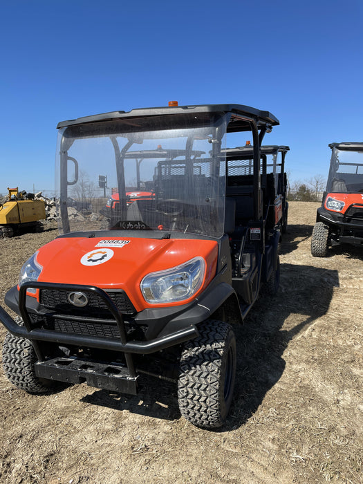 2022 Kubota RTV-X1140W-H Plastic Canopy, Windshield Acrylic Clear, LED Strobe Light, Wire Harness Kit, Back up Alarm
