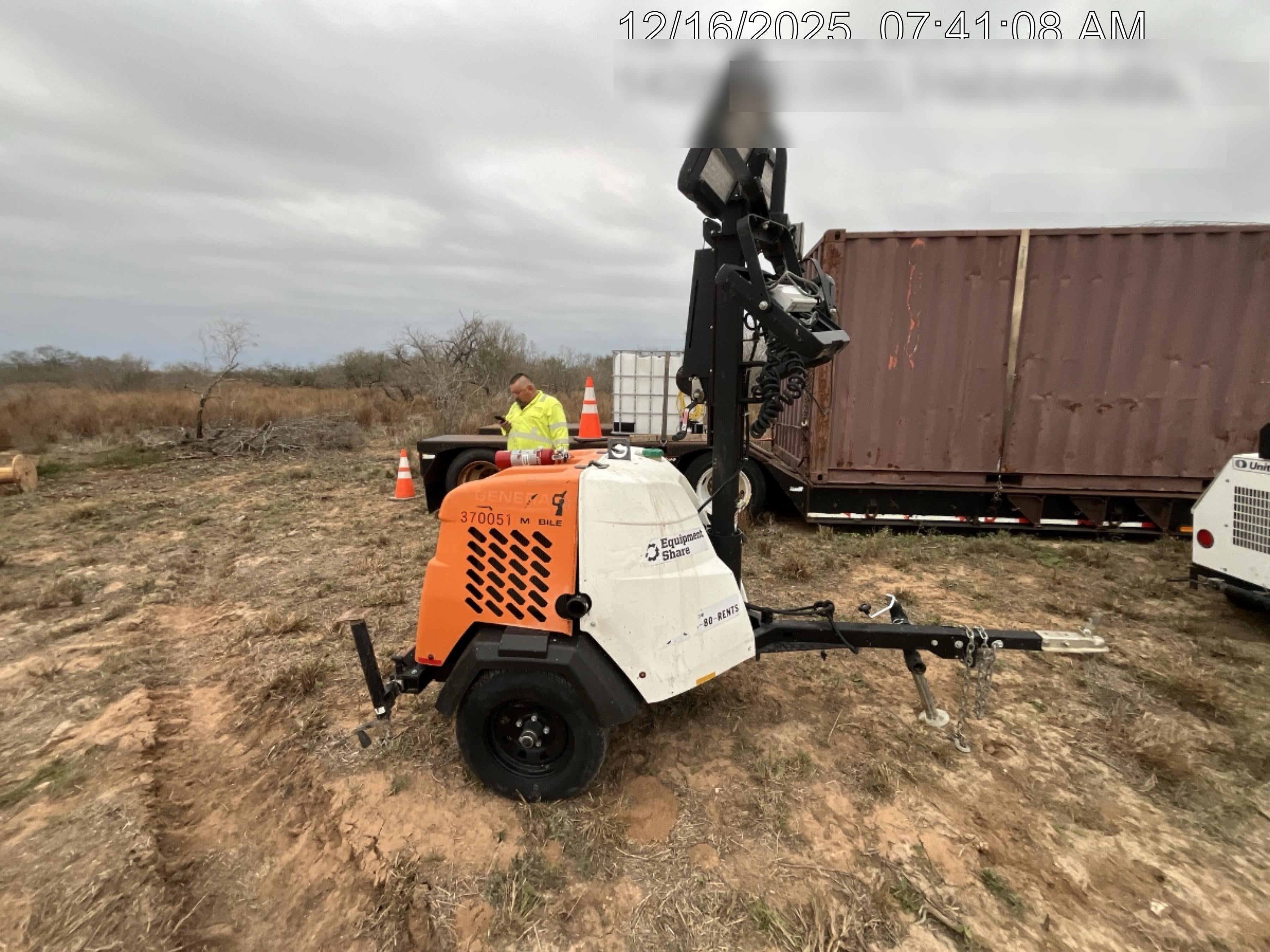 2023 Generac MLT2 Diesel, Flex Switch 120V Input, Powerzone Controller, 
(4) 320W LED Lights, 4kW Generator, 39.9 Gal Fuel Tank, 2" Ball, T3