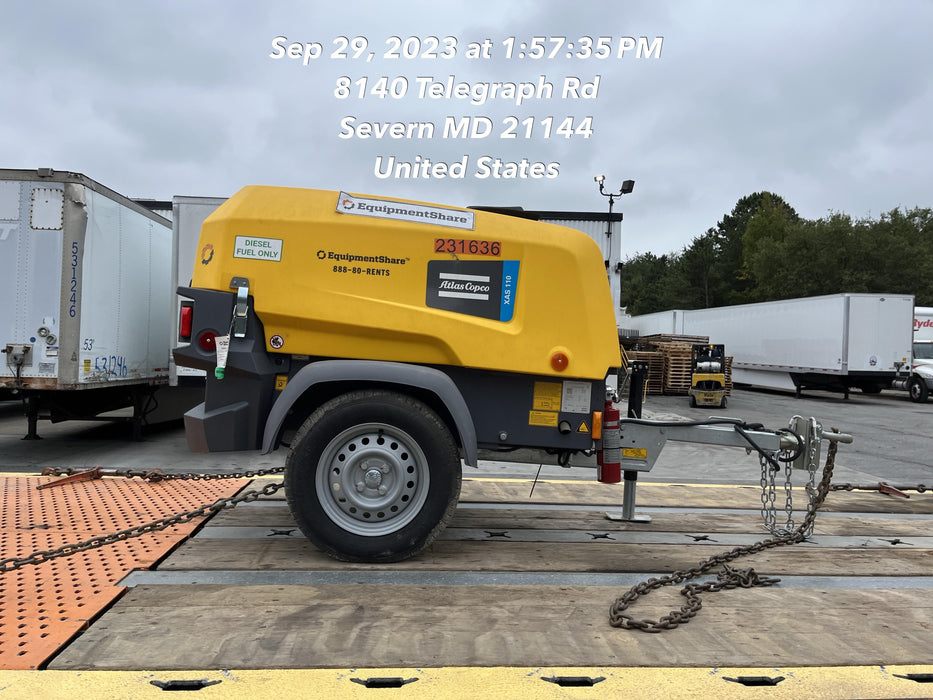 2022 ATLAS COPCO XAS 110