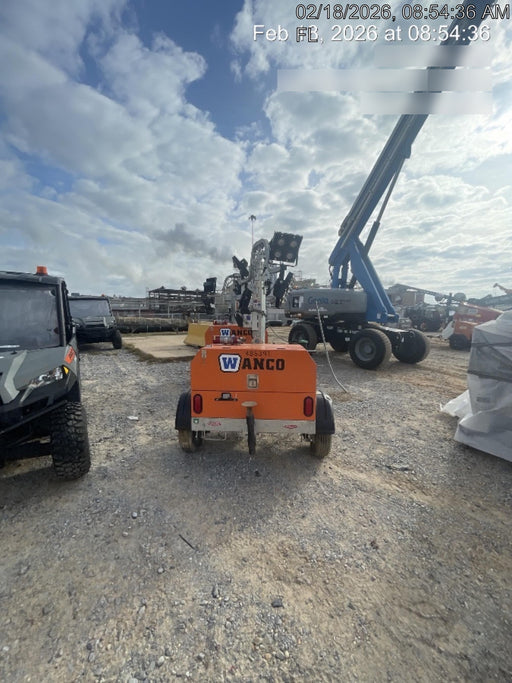 2025 Wanco WLTT-4MM4K Diesel, Mitsubishi L2E, 9.0HP @1800 rpm, Deep Sea Controller, Shore Power Plug, Auto Start, (4) 350W LED Floodlights, 4kW Generator, 60 Gal Fuel Tank, 2" Ball, T3