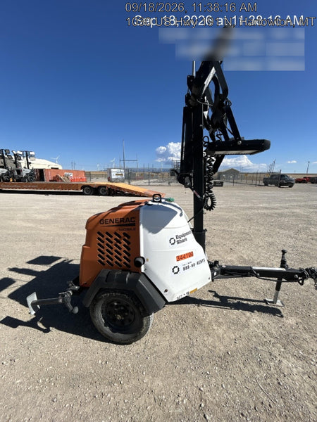 2023 Generac MLT2 Diesel, Flex Switch 120V Input, Powerzone Controller, (4) 320W LED Lights, 4kW Generator, 39.9 Gal Fuel Tank, 2" Ball, T3