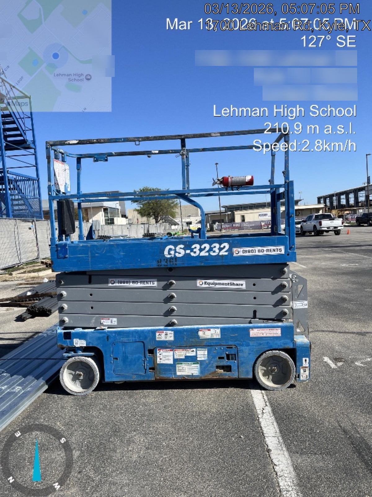 2018 Genie GS-3232 Genie GS3232 Lift w/Folding Rails and Swing Gate