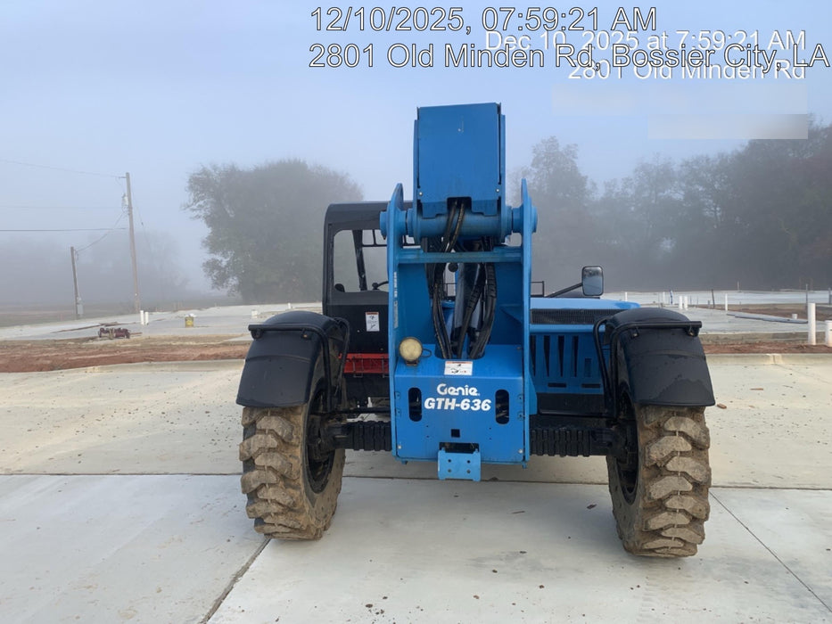 2018 Genie GTH-636 Genie GTH-636 w/Open ROPS, Work Lights, Solid Tires, RH Cab Mesh, Beacon, 48" Carriage and Forks