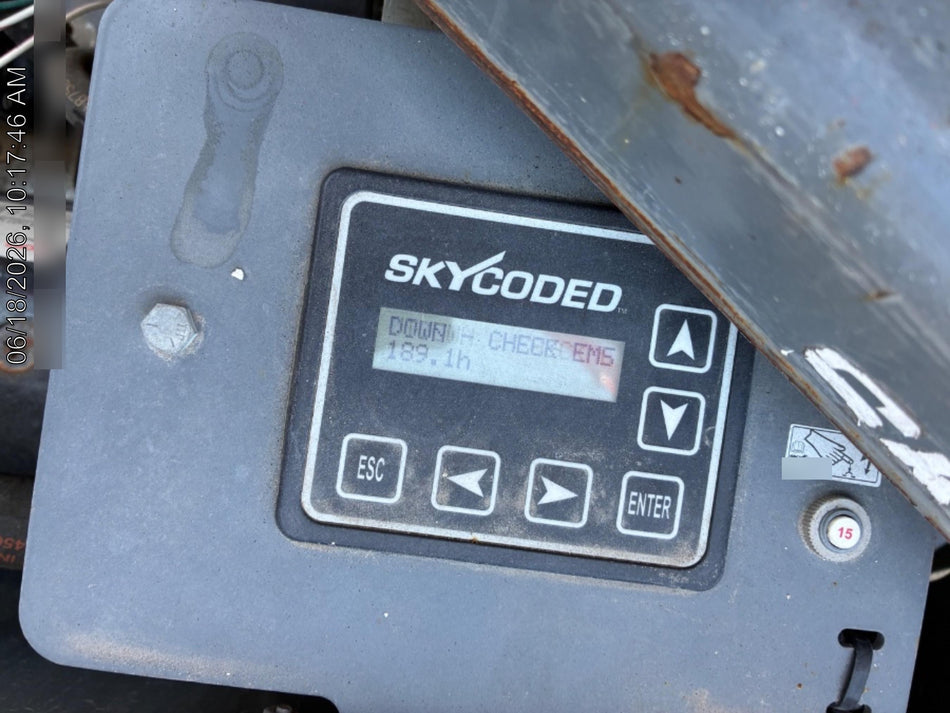 2020 Skyjack SJIII-3219 Solid NM Tires, Half height spring hinged entry gate, Dual Beacons, 800W Inverter