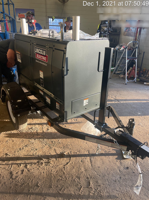 2021 Lincoln Electric Dual Maverick 200/200X Ready Pak 3, Includes Trailer, Cable Rack, Fender Light Kit