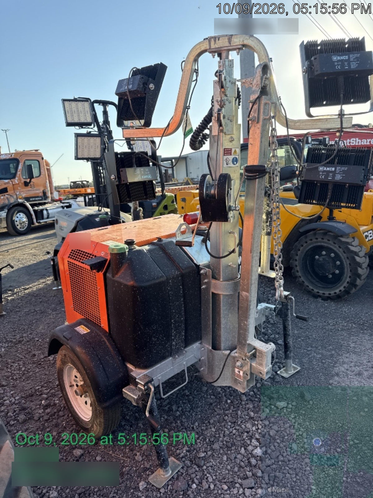 2024 Wanco WLTT-4MM4K Diesel, Mitsubishi L2E, 9.0HP @1800 rpm, Deep Sea Controller, Shore Power Plug, Auto Start, (4) 350W LED Floodlights, 4kW Generator, 60 Gal Fuel Tank, 2" Ball, T3