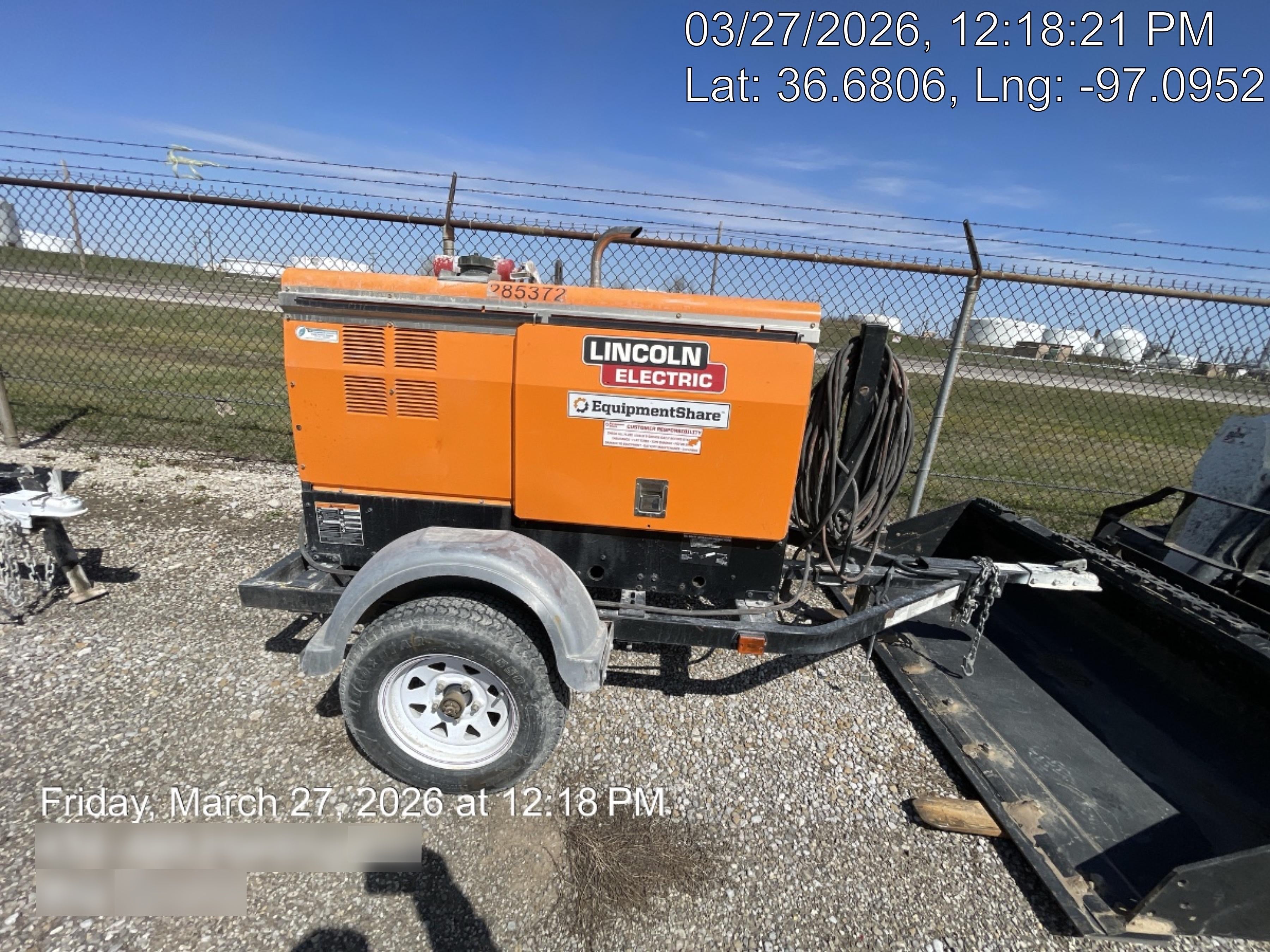2022 Lincoln Electric LE400 Kubota V1505, Trlr, Cable Rack, Light Kit, ES Decals, T3