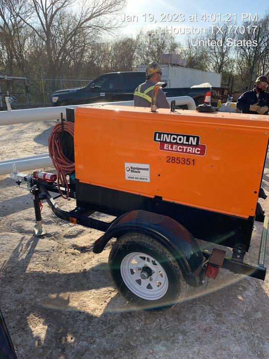 2022 Lincoln Electric LE400 Kubota V1505, Trlr, Cable Rack, Light Kit, ES Decals, T3