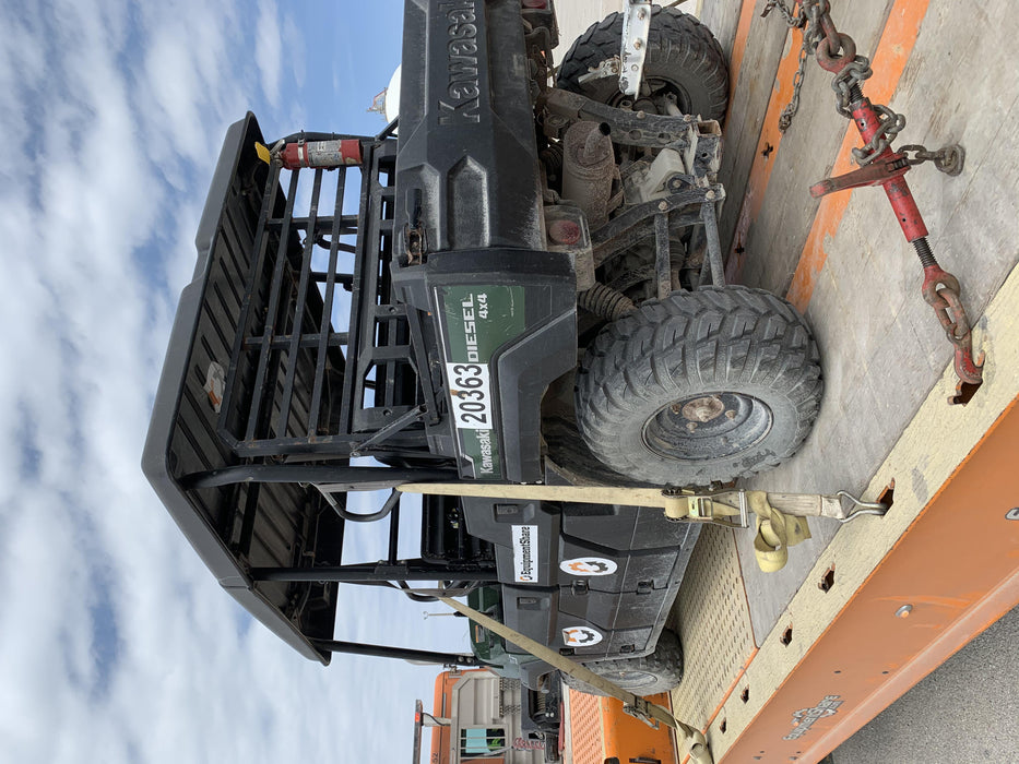 2018 Kawasaki Mule PRO-DXT Kawasaki Mule 4x4 Diesel UTV w/Hard Top, Windshield, Beacon, Backup Alarm, ES Keypad/Hardware Installed