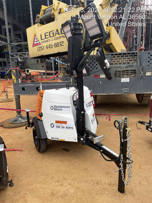 2023 Generac MLT2 Diesel, Flex Switch 120V Input, Powerzone Controller, 
(4) 320W LED Lights, 4kW Generator, 39.9 Gal Fuel Tank, 2" Ball, T3