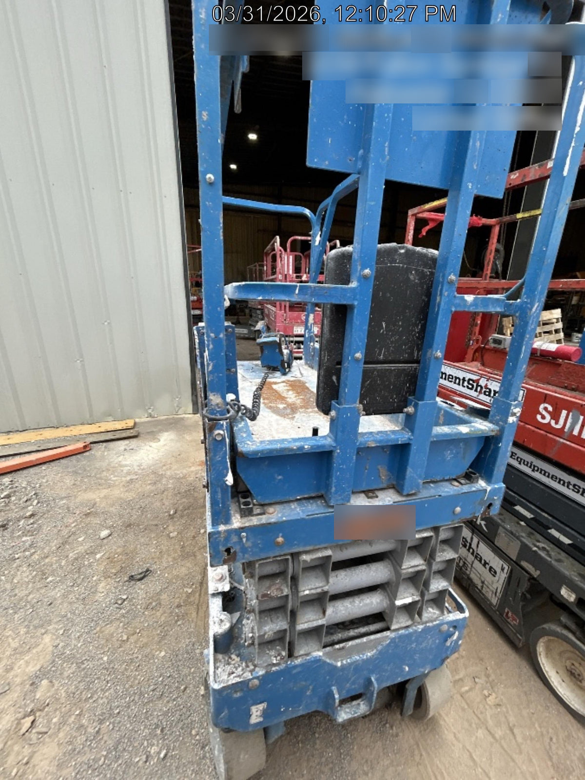 2019 Genie GS-1930 Fixed Rails with Chain Entry