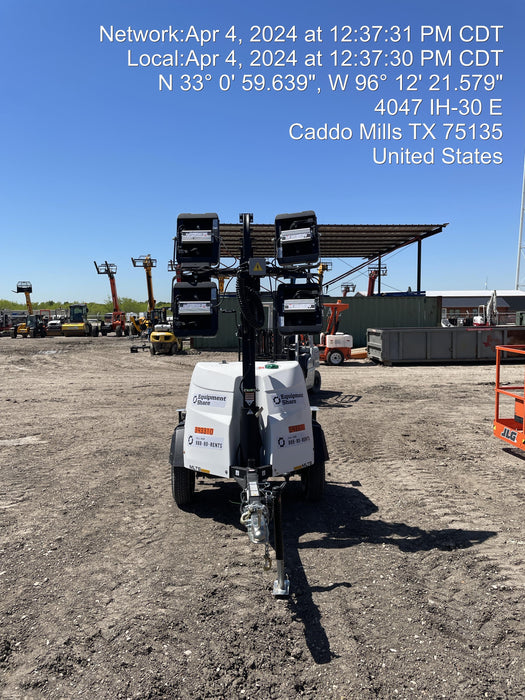 2024 Generac MLT2 Diesel, Flex Switch 120V Input, Powerzone Controller, 
(4) 320W LED Lights, 4kW Generator, 39.9 Gal Fuel Tank, 2" Ball, T3