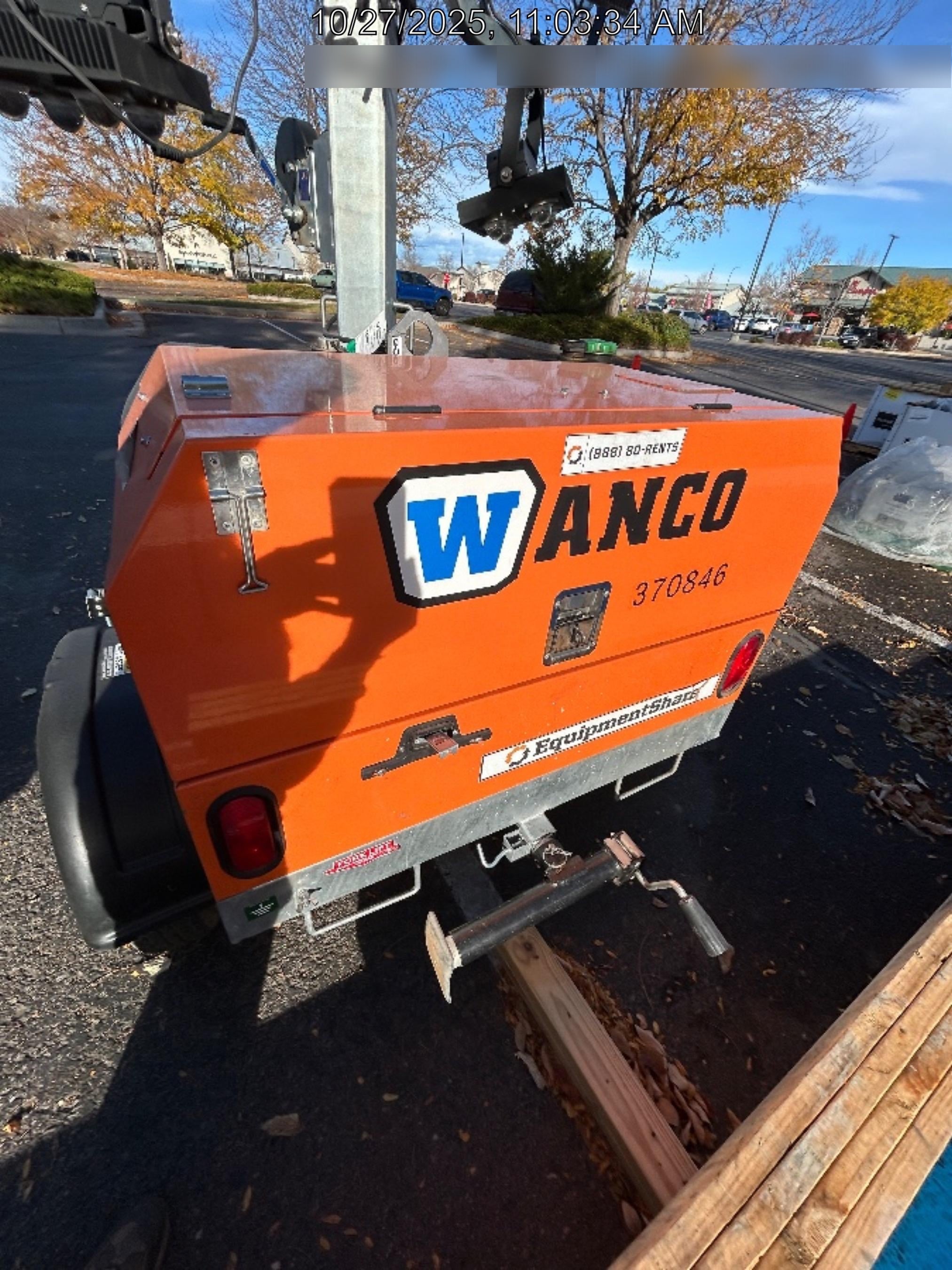 2023 Wanco WLTT-4MM4K Diesel, Deep Sea Controller, Shore Power Plug, Auto Start, (4) 350W LED Floodlights, 4kW Generator, 60 Gal Fuel Tank, 2" Ball, T3