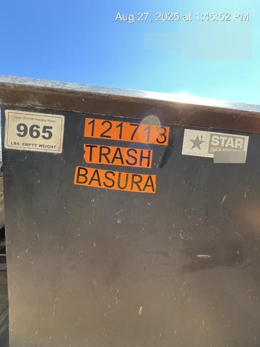 2020 STAR INDUSTRIES M-1820 - Self-Dump Hopper