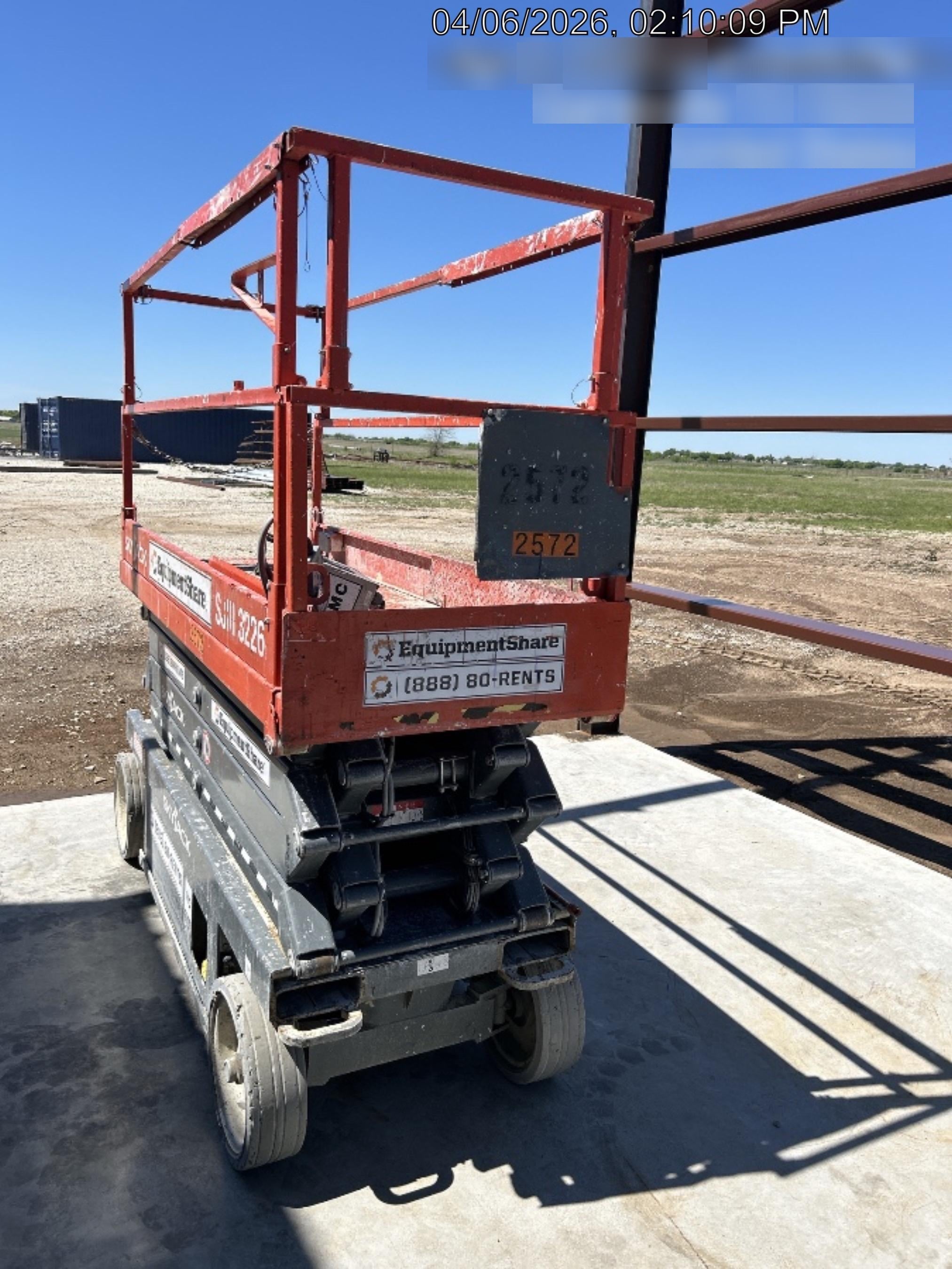 2016 Skyjack SJIII-3226 Standard Options