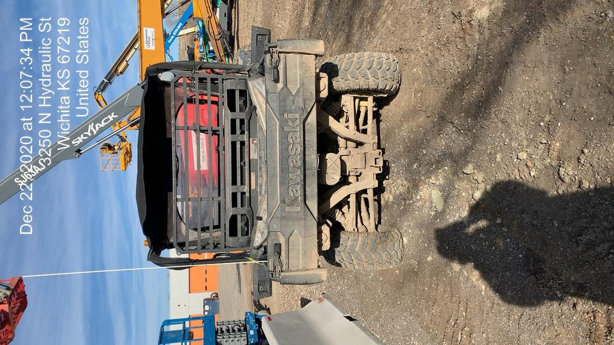 Kawasaki Mule PRO-DXT Standard Options, Backup Alarm, Beacon, Plastic Hard Top, Poly Windshield, Horn Kit