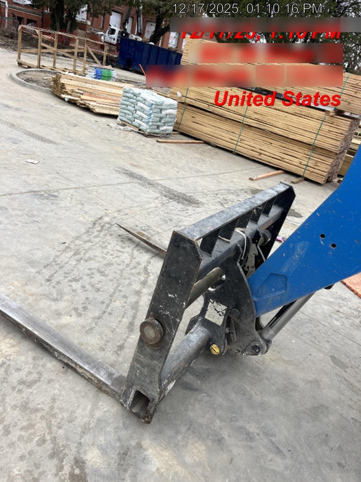 2018 Genie GTH-1056 GTH-1056 w/Open ROPS, Solid Tires, Work Lights, 60" carriage/forks, cab mesh, beacon