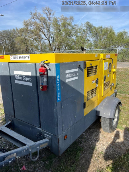 2020 ATLAS COPCO PAS 150 HF CS Enclosed