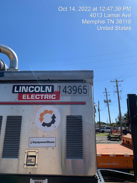 2021 Lincoln Electric Air Vantage 566 Air Vantage 566X Ready Pak 3 (includes trailer, cable rack, fender light kit); no telematics