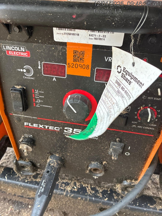 2025 LINCOLN ELECTRIC FLEXTEC 350X