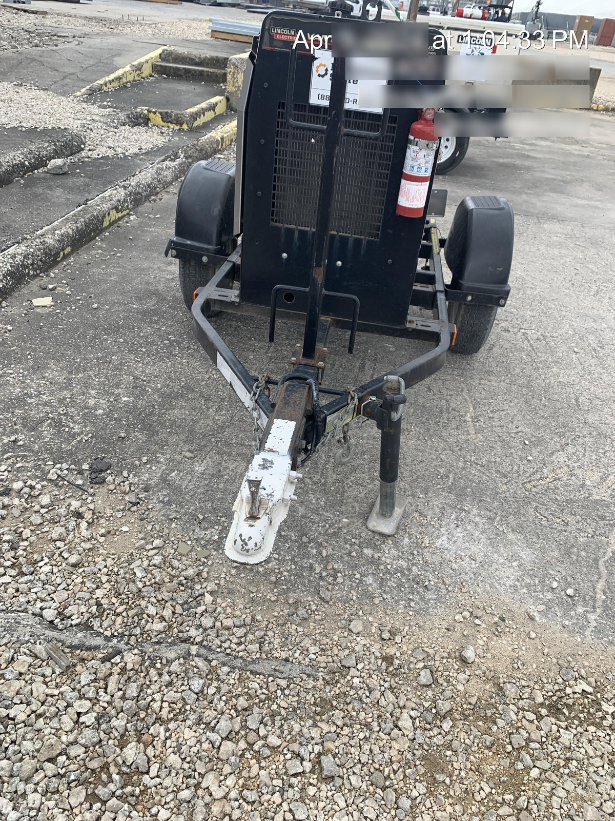 2018 Lincoln Electric Vantage 322 Lincoln Vantage 322 Welder Ready Pak 3 - Vantage 322, Trailer, Fender and light kit, Cable rack
