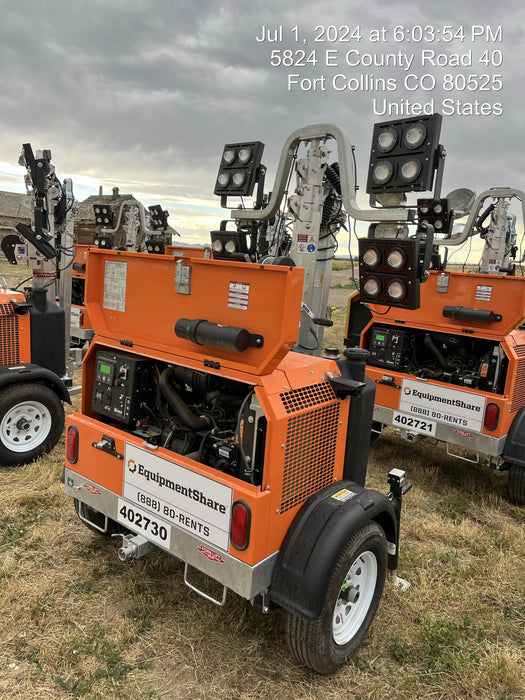 2024 Wanco WLTT-4MM4K Diesel, Deep Sea Controller, Shore Power Plug, Auto Start, (4) 350W LED Floodlights, 4kW Generator, 60 Gal Fuel Tank, 2" Ball, T3