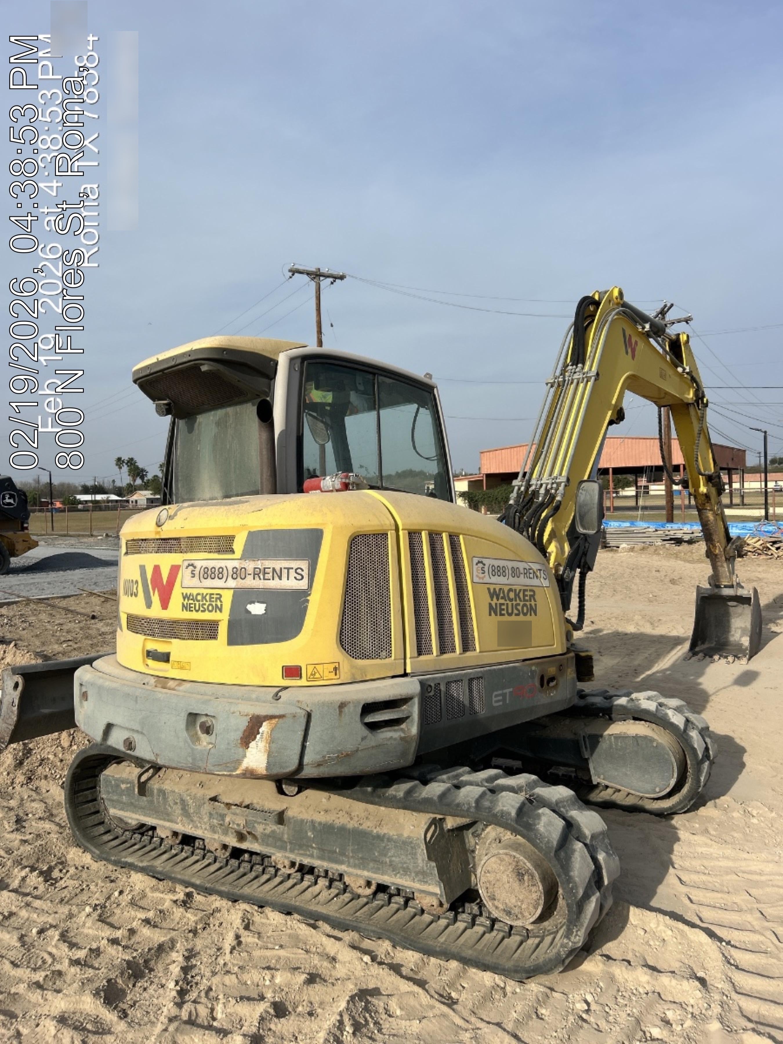 Wacker Neuson ET90 Wacker Neuson ET90 w/TRK, CAB, Bucket
