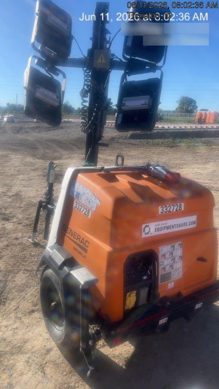 2023 Generac MLT2 Diesel, Flex Switch 120V Input, Powerzone Controller, (4) 320W LED Lights, 4kW Generator, 39.9 Gal Fuel Tank, 2" Ball, T3
