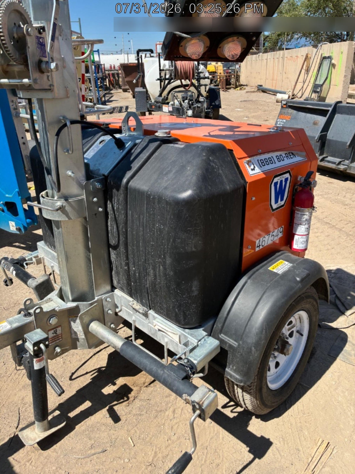 2024 Wanco WLTT-4MM4K Diesel, Deep Sea Controller, Shore Power Plug, Auto Start, (4) 350W LED Floodlights, 4kW Generator, 60 Gal Fuel Tank, 2" Ball, T3