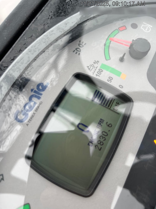 2019 Genie GTH-1056 Canopy, Solid RT Tires, LED Work Lights, Beacon 60" QA Carriage, 60" Forks