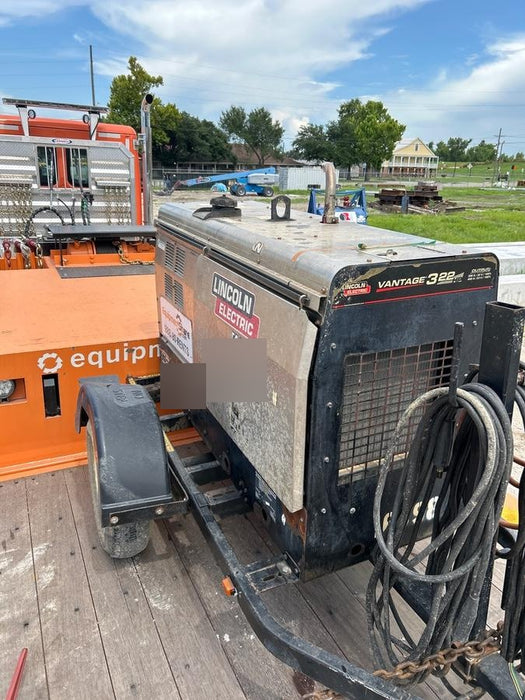 2018 Lincoln Electric Vantage 322 Lincoln Vantage 322 Welder Ready Pak 3 - Vantage 322, Trailer, Fender and light kit, Cable rack