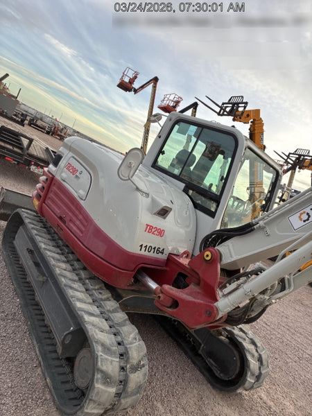 2020 Takeuchi TB290C Cab/Heat/Air, Rubber Tracks, Manual TAG QC