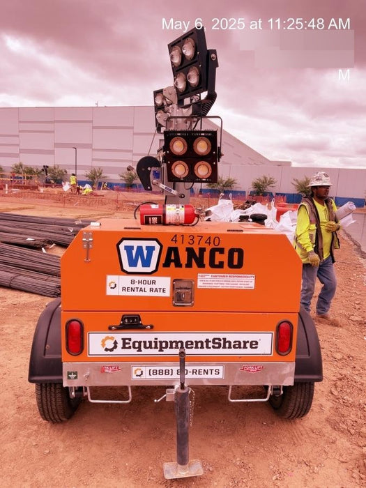 2024 Wanco WLTT-4MM4K Diesel, Deep Sea Controller, Shore Power Plug, Auto Start, (4) 350W LED Floodlights, 4kW Generator, 60 Gal Fuel Tank, 2" Ball, T3