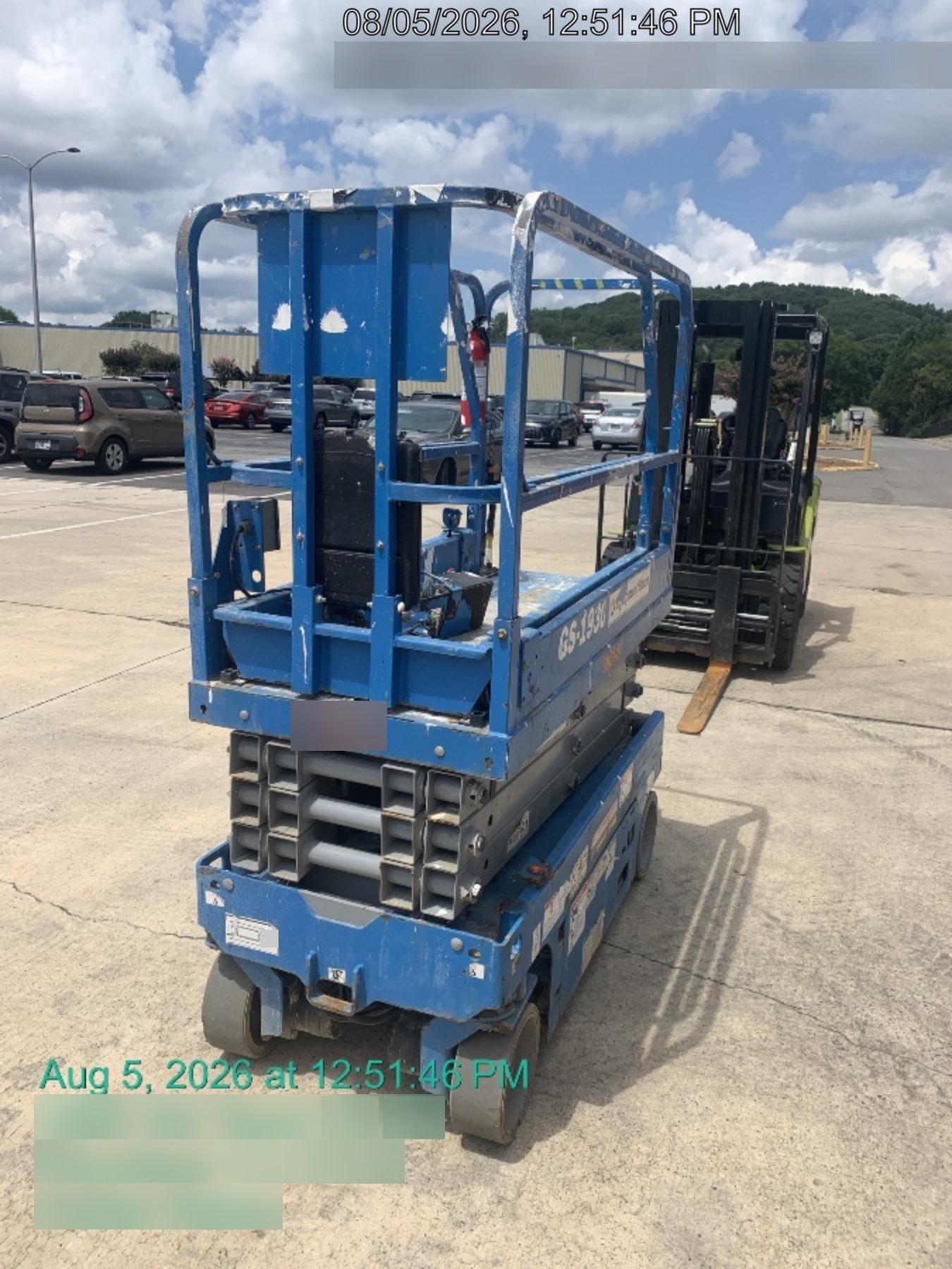 2019 Genie GS-1930 Fixed Rails with Chain Entry