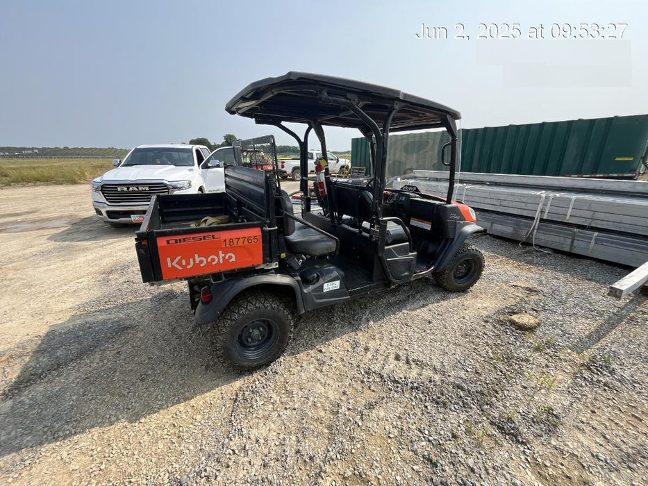 2022 Kubota RTV-X1140W-H Plastic Canopy, Windshield Acrylic Clear, LED Strobe Light, Wire Harness Kit, Back up Alarm