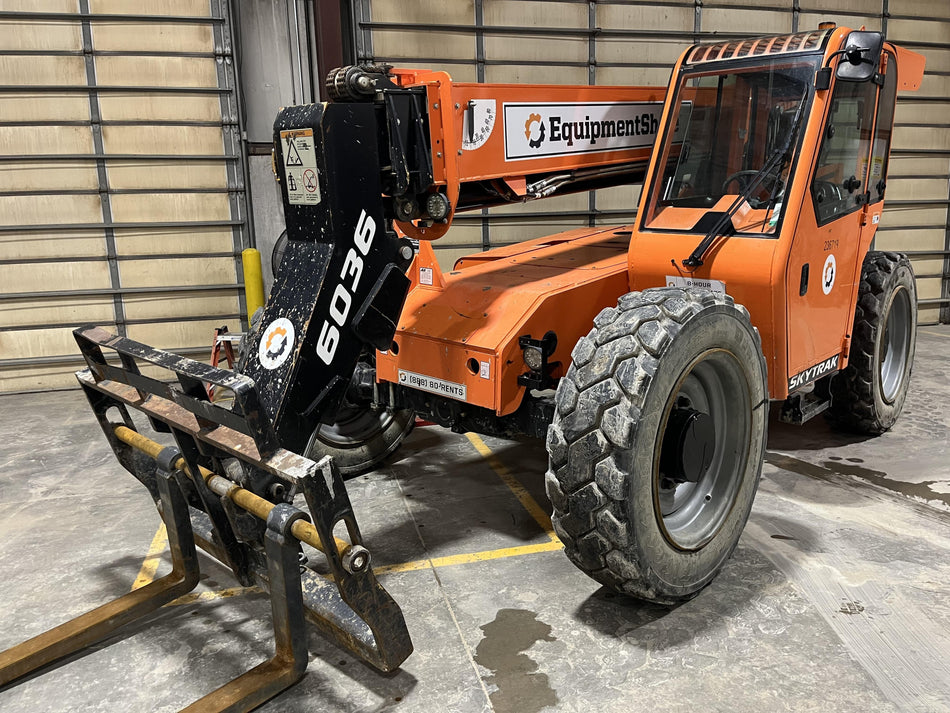2022 Skytrak 6036 74Hp Dsl, Cab/Heat/Air, Duraforce FF Tires, LED WL