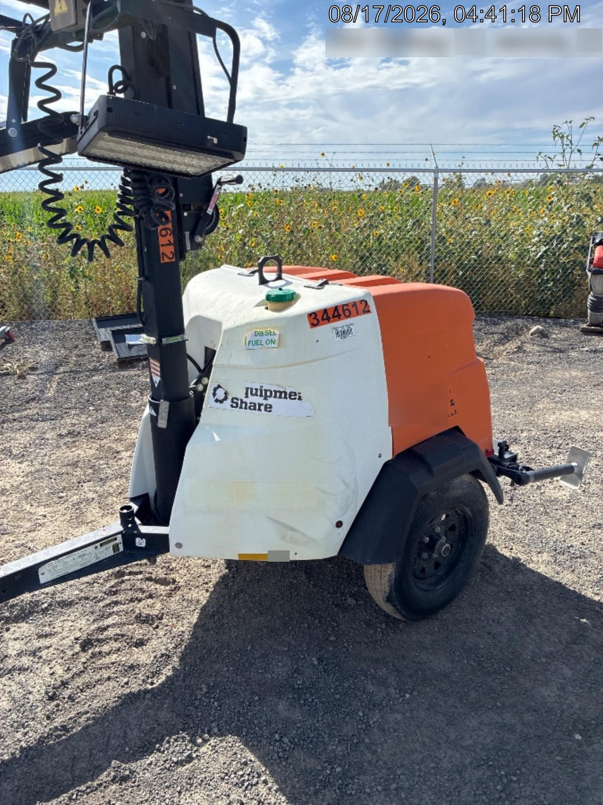 2023 Generac MLT2 Diesel, Flex Switch 120V Input, Powerzone Controller, (4) 320W LED Lights, 4kW Generator, 39.9 Gal Fuel Tank, 2" Ball, T3