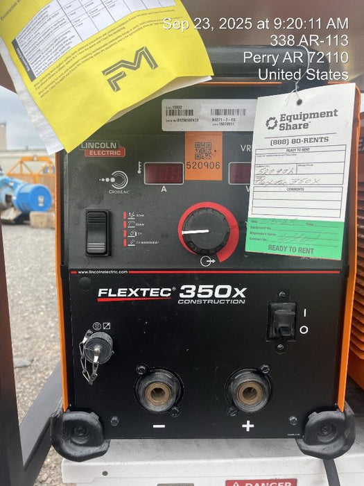 2025 LINCOLN ELECTRIC FLEXTEC 350X