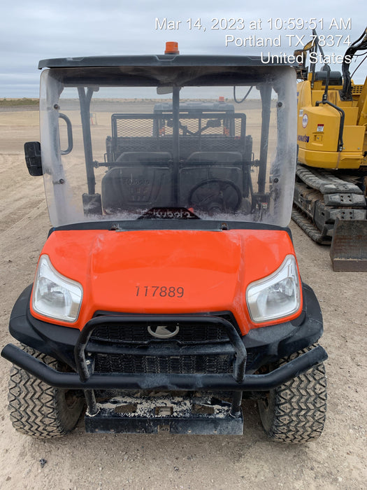2020 Kubota RTV-X1140W-H 4WD, LED Strobe, Windshield Acrylic Clear, Plastic Canopy, Wire Harness Kit, Backup Alarm