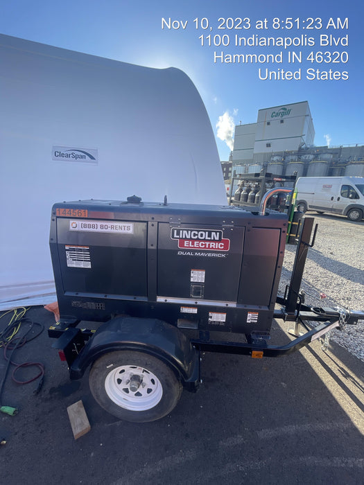 2021 Lincoln Electric Dual Maverick 200/200X Ready Pak 3 (includes trailer, cable rack, fender light kit)