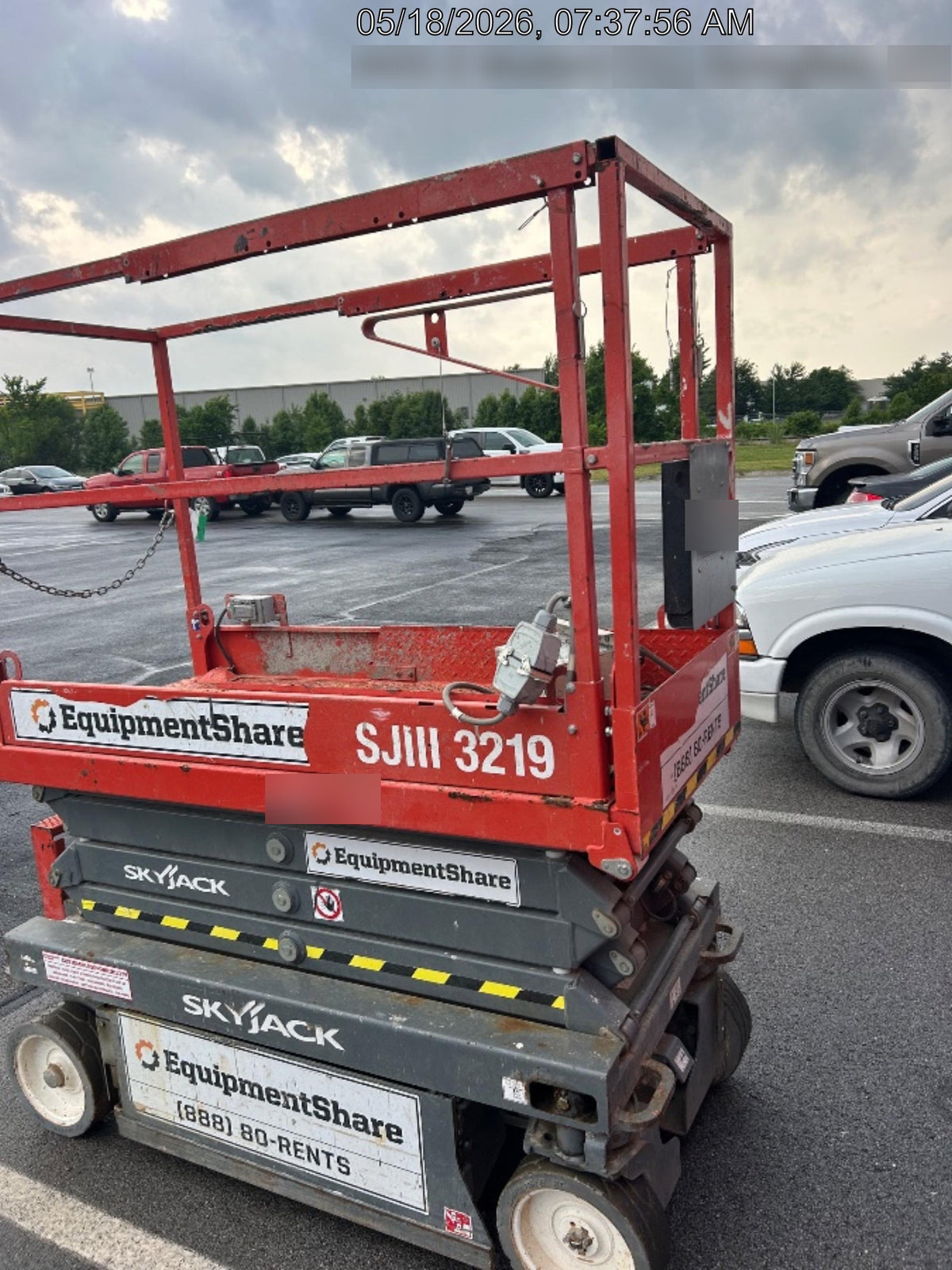2019 Skyjack SJIII-3219 Standard Options, Trojan Batteries