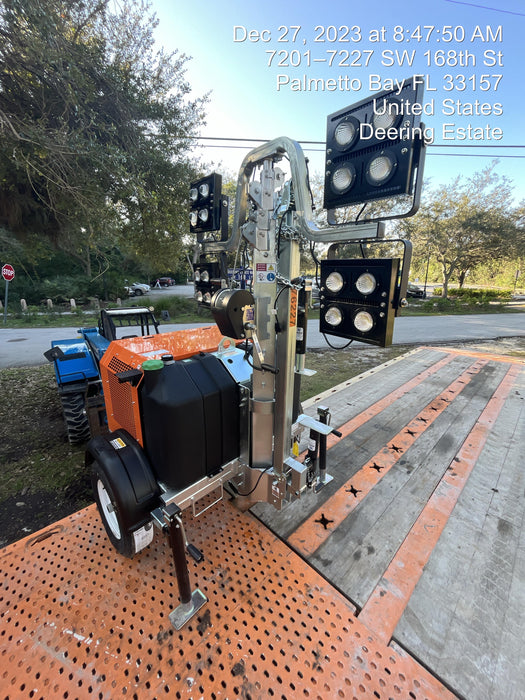 2023 Wanco WLTT-4MM4K Diesel, Deep Sea Controller, Shore Power Plug, Auto Start, (4) 350W LED Floodlights, 4kW Generator, 60 Gal Fuel Tank, 2" Ball, T3