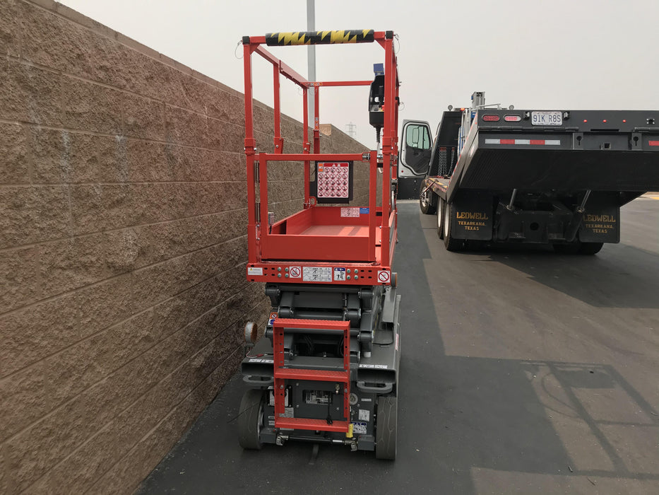 2020 Skyjack SJIII-3219 Solid NM Tires, Half height spring hinged entry gate, Dual Beacons, 800W Inverter