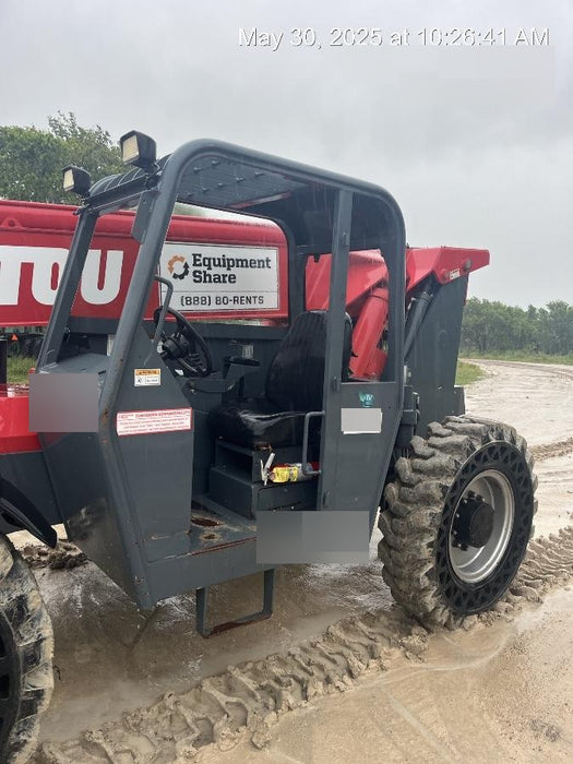 2018 Manitou MTA10055 Manitou MTA 10055 w/Cab/Heat/AC, Work Lights/Strobe, Aux Hyd, Solid Tires, Lift Hook, 66" Carriage, 60" Forks