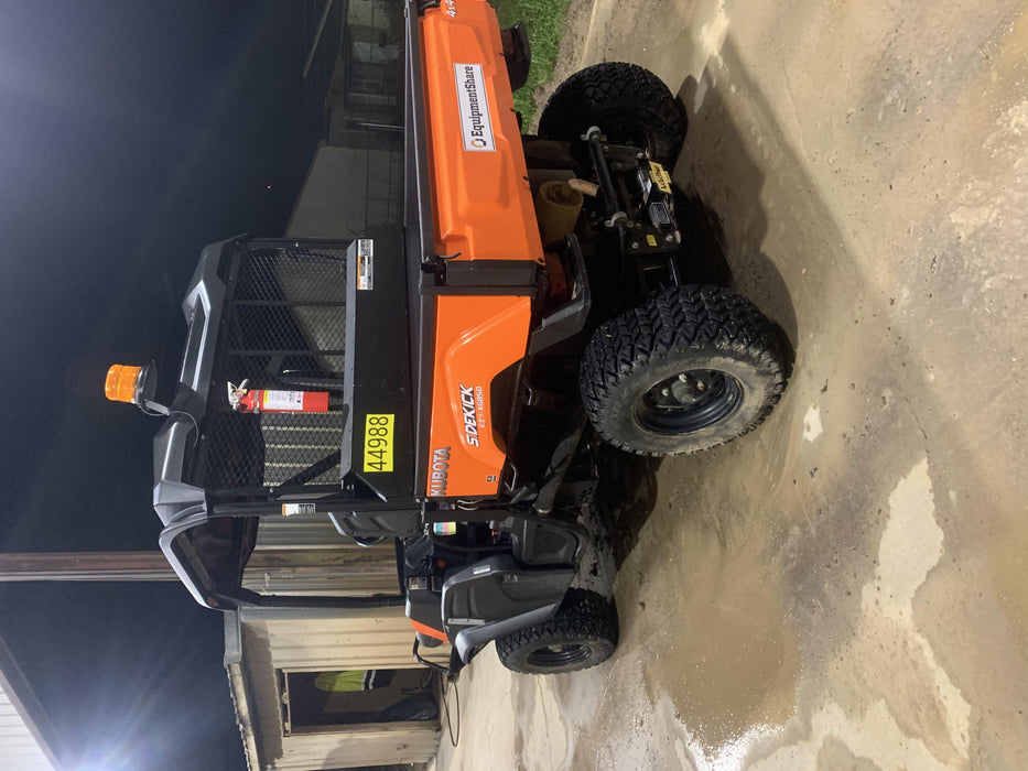 2019 Kubota RTV-XG850WL-H 4wd Utility Cart, Gas, 2 Seat, LED Strobe, Windshield Tempered Glass, Plastic Canopy, Wire Harness Kit, Backup Alarm