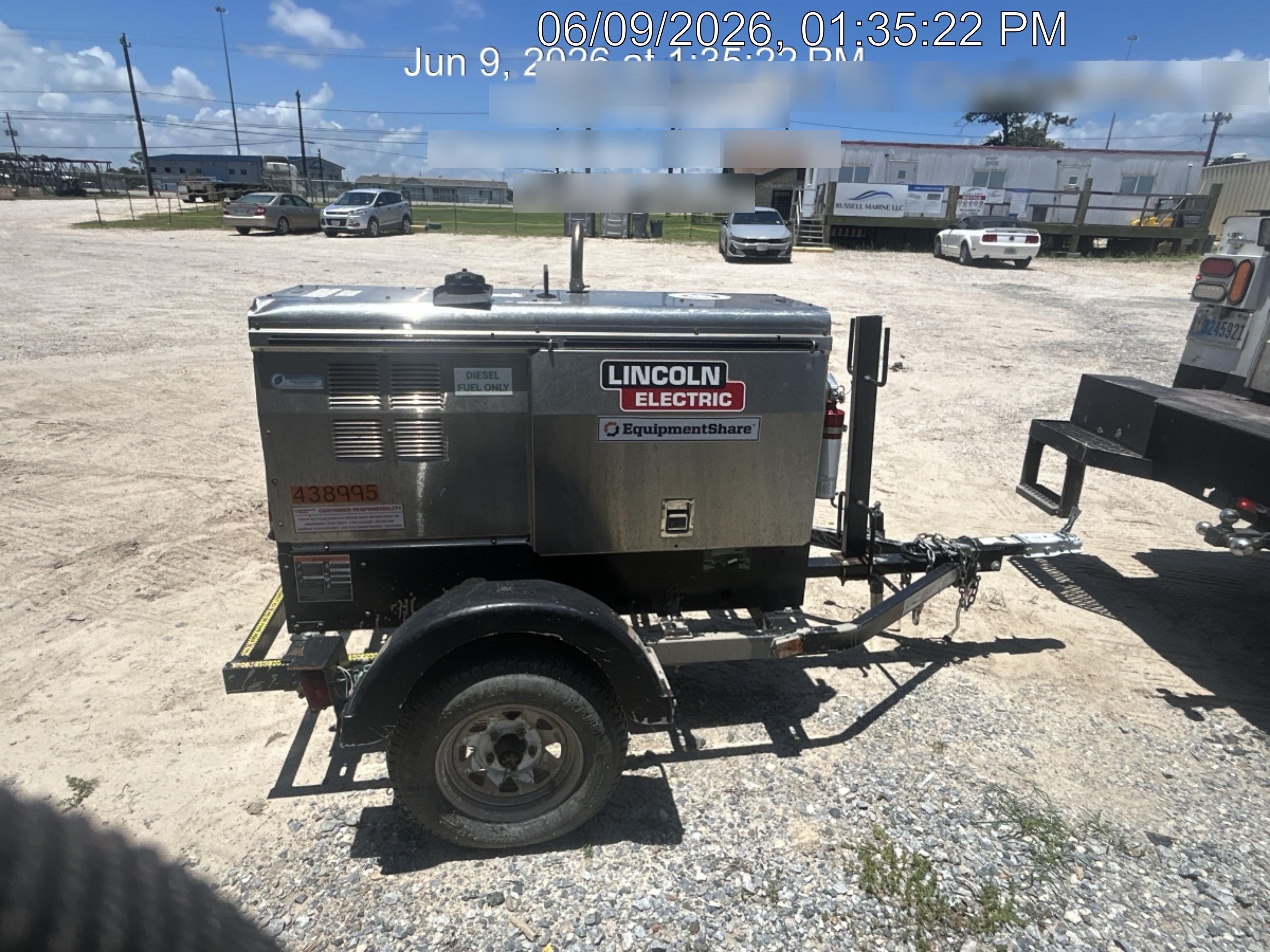 2024 Lincoln Electric LE400 Kubota V1505, Trlr, Cable Rack, Light Kit, ES Decals, T3